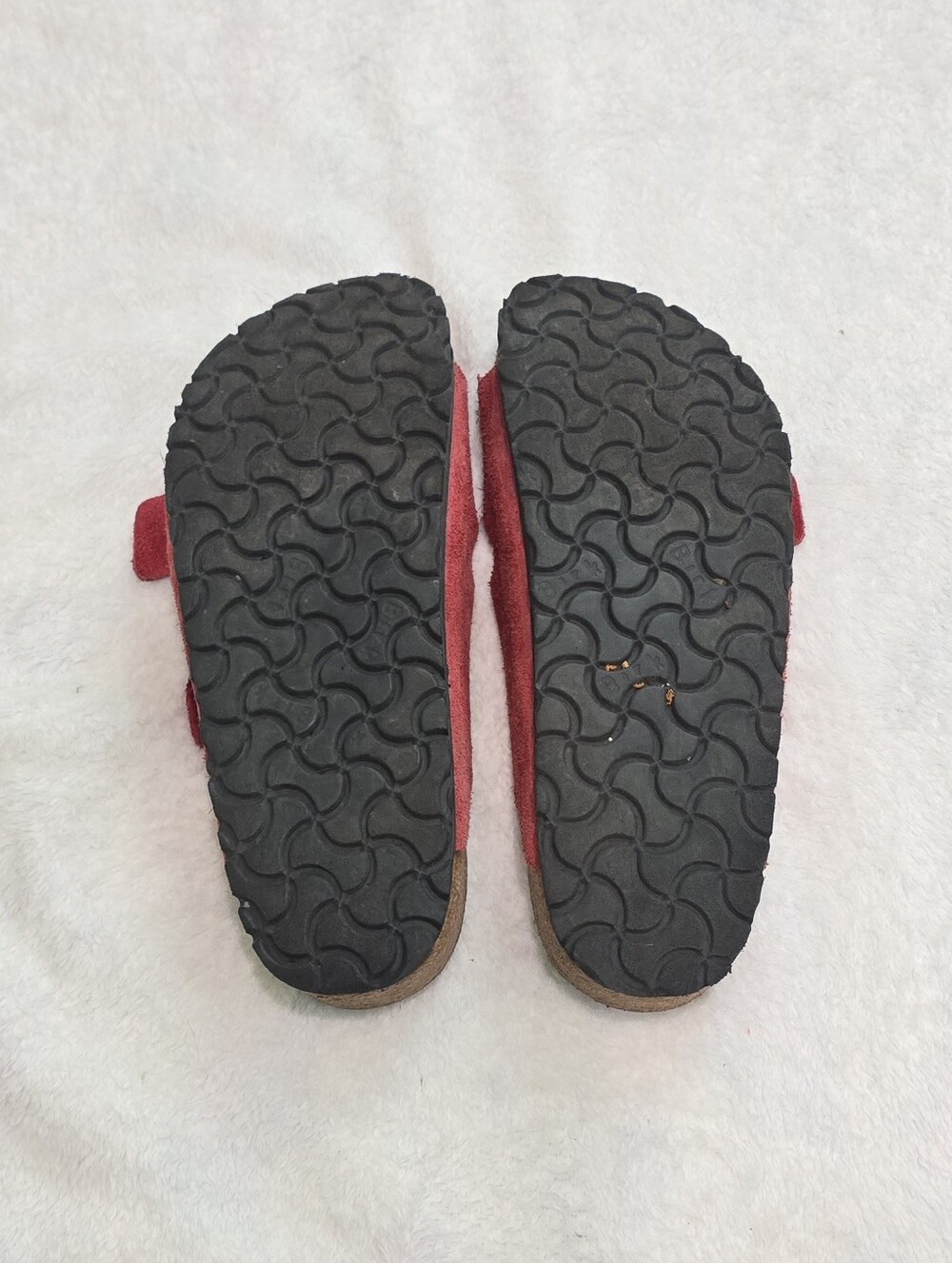 Women's Birkenstock Sandals Arizona Soft Footbed Res Suede Leather Shoes Size 8 - Picture 6 of 6
